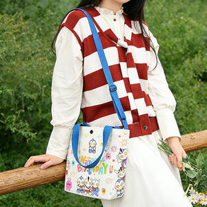 Bolsas de Compras Reutilizables al por Mayor, Bolsas de Tela de Algodón Blancas, Negras y Rosas - Product Image 4