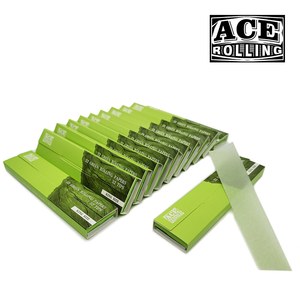 Papel de Liar ACE Green King Size al por Mayor con Puntas de Filtro, 32 Paquetes de Papel y Caja de Embalaje Personalizada con Logotipo - Product Image 3
