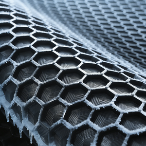 Tapis de sol de voiture et tapis de coffre en PVC personnalisés, antidérapants, imperméables, résistants à l'usure, durables, motif hexagonal, vente directe d'usine 5021 - Product Image 1