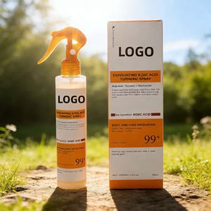 بخاخ سائل مقشر للقدمين من د. ميلاكسين، منتج عناية بالبشرة نباتي فاخر من غوانغدونغ يحتوي على حمض الكوجيك والكركم - Product Image 4