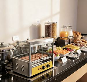 Machine à saucisses électrique en acier inoxydable avec fonction de poussée de la porte et nettoyage facile - Product Image 3