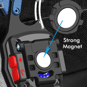 Wholesale <b>Work</b> <b>Lights</b> 3 Gears Multifunction <b>Rechargeable</b> Flashlight With Screwdriver <b>LED</b> Keychain Lamp for Camping - Product Image 4