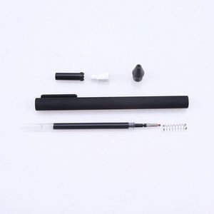 Bolígrafos de Plástico Baratos al por Mayor con Recubrimiento de Goma Multicolor, Diseño Personalizado con Logotipo Impreso OEM, Retráctiles, para Papelería - Product Image 3