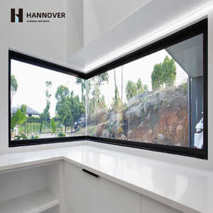 Modern vaststaand aluminium dubbelglas villa raam met hurricane impact bescherming, minimaal frameontwerp en warmte-isolatie - Product Image 2