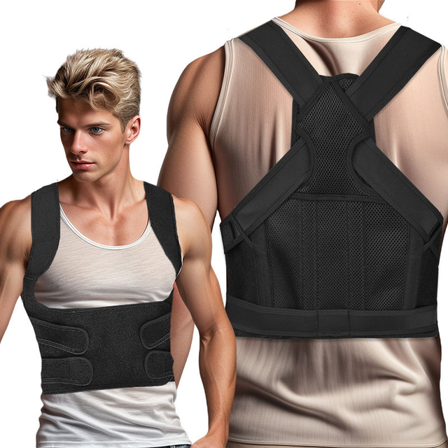 Wholesale Breathable Adjustable Corrector De Posture Back Support Posture Corrector Shoulder Corrective Belt