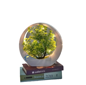 1 pezzo personalizzato Multi-colore piccolo Bonsai artificiale in vaso <span class=keywords><strong>5</strong></span> piccola simulazione di loto per ufficio decorazione per la casa compleanno Ramadan - Product Image 1