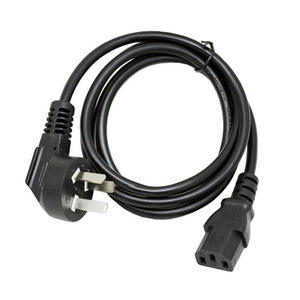 Cable de alimentación de CA de tres orificios estándar nacional para electrodomésticos, olla arrocera eléctrica, enchufe hembra IEC, cable de extensión para computadora - Product Image 2