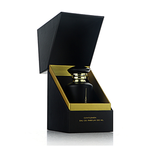 Botella de <span class=keywords><strong>Perfume</strong></span> Negra Mate Premium Personalizada con Caja de Regalo para Caballeros y Damas, 50 ml, 100 ml, Juego de Botellas de Fragancia de Lujo al por Mayor - Product Image 1