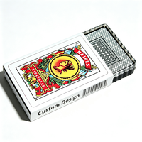 Jeu de cartes à jouer au design spécial et coloré, format slim, avec dés et jeu de poker de table, dans un coffret cadeau rigide haut de gamme