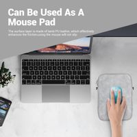 Étui pour tablette en cuir PU 11 13 pouces, étui de transport imperméable avec fermeture éclair et bandoulière pour iPad
