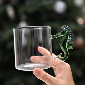 Tazza in Vetro con Animali 3D, Decorazione Artigianale, Bicchieri Colorati Senza Piombo per Regali ai Bambini - Product Image 5
