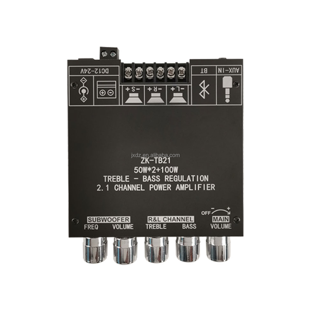 ZK-TB21 Audio 2.1 channel BLE digital power amplifier module high and low tone overweight subwoofer, high power