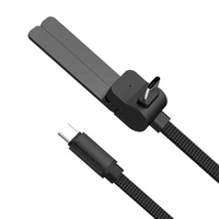 Cable de Carga Rápida USB-C de 60W con Diseño Creativo y Moderno 2026, Cable Multi-Cargador con Soporte Plegable Integrado para Teléfono, Ideal para Regalos