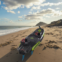 Planche de surf professionnelle en fibre de carbone ailerons Rush Wave 106cc 10.5kw planche de sports nautiques à essence pour adultes océan