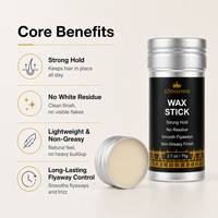 Fabricante de Cera para el Cabello en Barra OEM con Empaque Personalizado y Fórmula sin Residuos Blancos para Marcas de Belleza