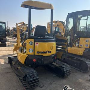 Mini-excavatrice Komatsu PC30 d'occasion en bon état, à bras zéro, d'origine japonaise, petite excavatrice à prix avantageux pour l'aménagement paysager - Product Image 1