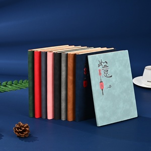 Tùy chỉnh in logo da A3 kinh doanh máy tính xách tay khâu ràng buộc với dày bên trong trang số lượng lớn tùy biến có sẵn - Product Image 3