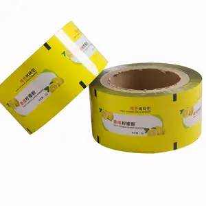 Usine directe de stratification de qualité alimentaire en plastique Nylon Film alimentaire rouleau de Film d'impression rouleau Film d'emballage alimentaire pour Sauce