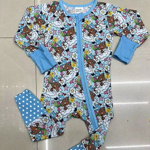 RTS ลดกระหน่ำซิปลายไม้ไผ่สำหรับฤดูใบไม้ร่วงพร้อมซิปสองทางสำหรับทุกเพศ - Product Image 1