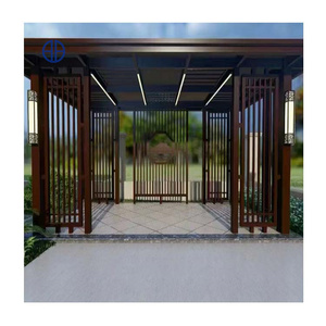 Pérgola de Aluminio China para Exteriores, Gazebo para Patio y Jardín, Modelo DXB-4*4m - Product Image 1