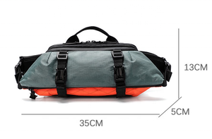 Bolso de Pecho de Nailon para Ciclismo, Deportes al Aire Libre, Viajes, Bolso Cruzado Diagonal Funcional de un Solo Hombro A-2643 - Product Image 2