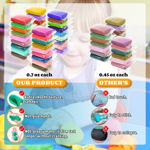 Bview Art 36 colori aria secca argilla magica fai da te modellazione di argilla Kit per bambini arte artigianato - Product Image 2