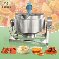 Marmite de cuisson industrielle inclinable électrique avec agitateur pour sucre, riz et sauces, 10L, 150 Gallons, à vapeur