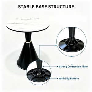 Tavoli da Pranzo e Caffè XY Neri Moderni per Ristoranti Commerciali, Hotel e Caffetterie - Product Image 3