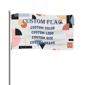 Drapeaux promotionnels personnalisés, fanions volants pour la décoration des fêtes, utilisation sur la porte, le porche ou le mur - Product Image 1