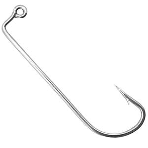 100 hameçons Aberdeen par sachet, en acier à haute teneur en carbone, barbelés à 90 degrés, pour leurres <span class=keywords><strong>de</strong></span> pêche (crankhook, ver) - Product Image 1