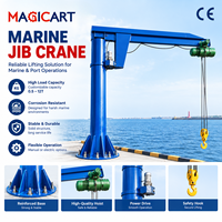 Grue à flèche pour conteneurs avec palan électrique, capacités de 500 kg, 1 tonne, 2 tonnes, 3 tonnes, 5 tonnes, 10 tonnes, à vendre