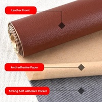 Autocollant en PVC auto-adhésif personnalisable et résistant pour la réparation du cuir, des meubles, des canapés et des chaises, idéal pour la décoration intérieure