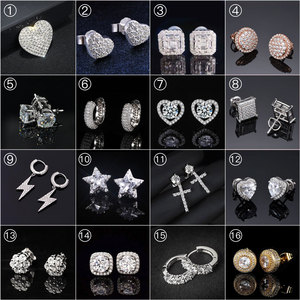 Pendientes de Diamantes Creados en Laboratorio con Corte Redondo VVS, Pendientes Personalizados con Diamantes Cultivados en Laboratorio IGI CVD, Oro de 18K, Joyería Brillante para Mujer - Product Image 3