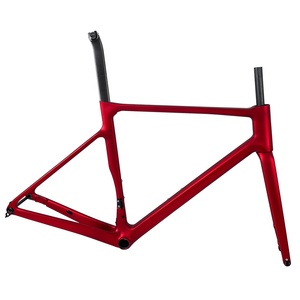 <span class=keywords><strong>Cadre</strong></span> <span class=keywords><strong>de</strong></span> vélo <span class=keywords><strong>de</strong></span> route Airwolf avec frein à disque à montage plat Cyclocross Carbon Bicycles Frame Custom Paint 38C Tire Climbing Carbon Road Bike Frame - Product Image 6