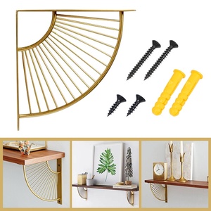 GQK Modern Design Z-Shaped Wall-Mounted Metal Storage Rack Partition Single Board Support Bracket Iron Cabinet Strong - Product Image 6