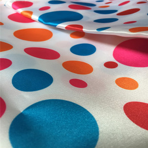 Precio en stock de tela de seda satinada para mujer 100 poliéster ácido acético estampado Digital mate satén-<span class=keywords><strong>gazar</strong></span> vestido de secado rápido tipo de punto de trama - Product Image 3