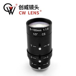 <span class=keywords><strong>Objectif</strong></span> <span class=keywords><strong>zoom</strong></span> manuel à iris variable CW 5-100 mm F1.6 avec monture CS pour caméras de sécurité CCTV - Product Image 6