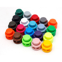 Boucle de chaussure sans lacet Coolstring en plastique robuste avec clip à ressort et double trou pour baskets de course et chaussures décontractées