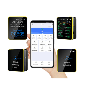 <span class=keywords><strong>WiFi</strong></span> 15-in-1 iç hava kalitesi izleme CO2 & PM2.5 karbon dioksit metre ev ortam hava kalitesi gaz analizörü - Product Image 2