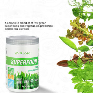 Oem odm אורגני אבקת סופר ירוק להגביר את האנרגיה בריאות תוספי צמחים ירוקים אבקה מעורבת - Product Image 4
