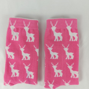 Chaussettes en coton jacquard tricoté à motif dessin animé hivernal, 100 % coton, personnalisables pour usage quotidien – CONCEPTION ET MAQUETTE GRATUITES - Product Image 3