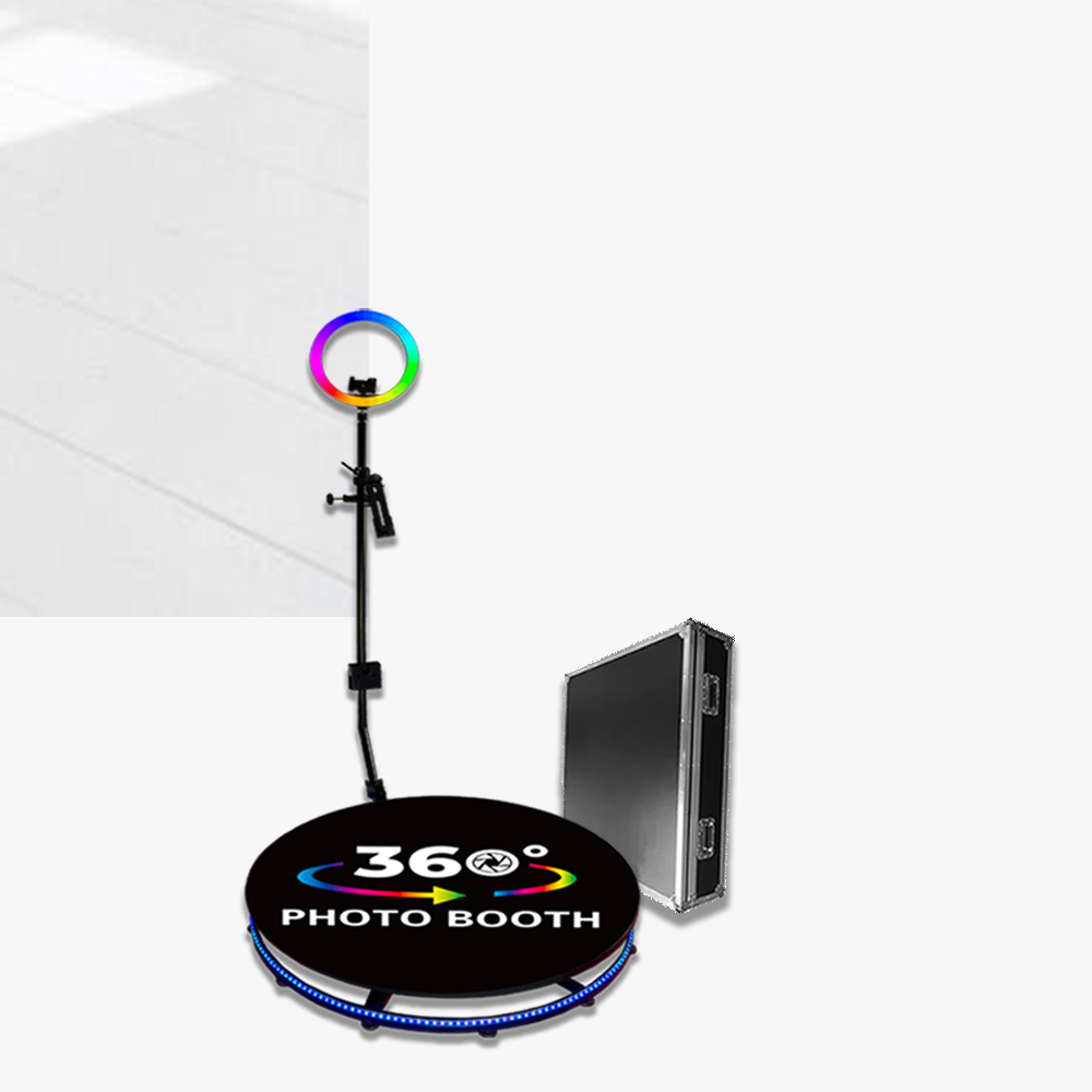 360 фотобудка, быстрая доставка, автоматические аксессуары с дистанционным управлением, новый дизайн, вращающаяся 360 фотобудка