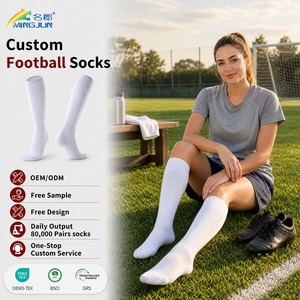 Calze da <span class=keywords><strong>Calcio</strong></span> Personalizzate con Parastinchi Integrati, Grip Antiscivolo in Silicone, Traspiranti, Logo Ricamato, Produzione OEM - Product Image 1