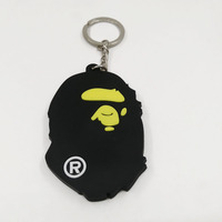 Produsen OEM Gantungan Kunci Custom Logo PVC 2D 3D Lembut, Gantungan Kunci Karet PVC Anime Lucu