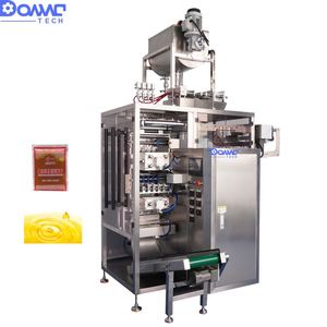 Máquina de Envasado y Llenado de Sobres Automática Multicarril para Líquidos, con Sellado de 4 Lados, para Bebidas Irregulares, Gel Energético, Crema Cosmética - Product Image 4