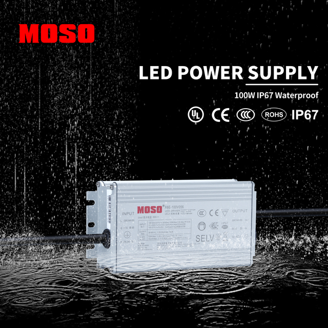 Robust Kc Certificate Moso Dali-2 X6E Series 100W Vdc50V-108V 1.5A Waterproof Led Driver Drivers 100W 48V Dali Led Driver