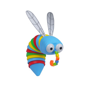 Jouet sensoriel anti-stress pour enfants, en forme d'animaux (moustique, limace, scorpion, araignée), cadeau de fête, jouet en peluche dans une boîte cadeau - Product Image 3
