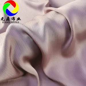 Wholesale Kain Cradenza Silk Crinkle Crepe fabric Silk Stain Crinkle Chiffon For Hijab Abaya Dress Scarf Skirt And Shawl