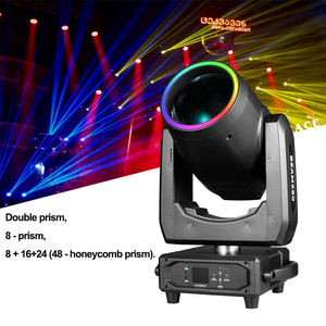 Lyre à <span class=keywords><strong>LED</strong></span> Igracelite 380W 20R avec Anneau Circulaire à <span class=keywords><strong>Effet</strong></span> Arc-en-ciel pour Boîte de Nuit Bar Discothèque Fête - Product Image 4