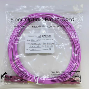 Cable de Conexión Óptica OM4 de 2 Hilos con Baja Pérdida de Retorno, 3M 5M 10M, Multimodo LC-LC, para Redes - Product Image 5
